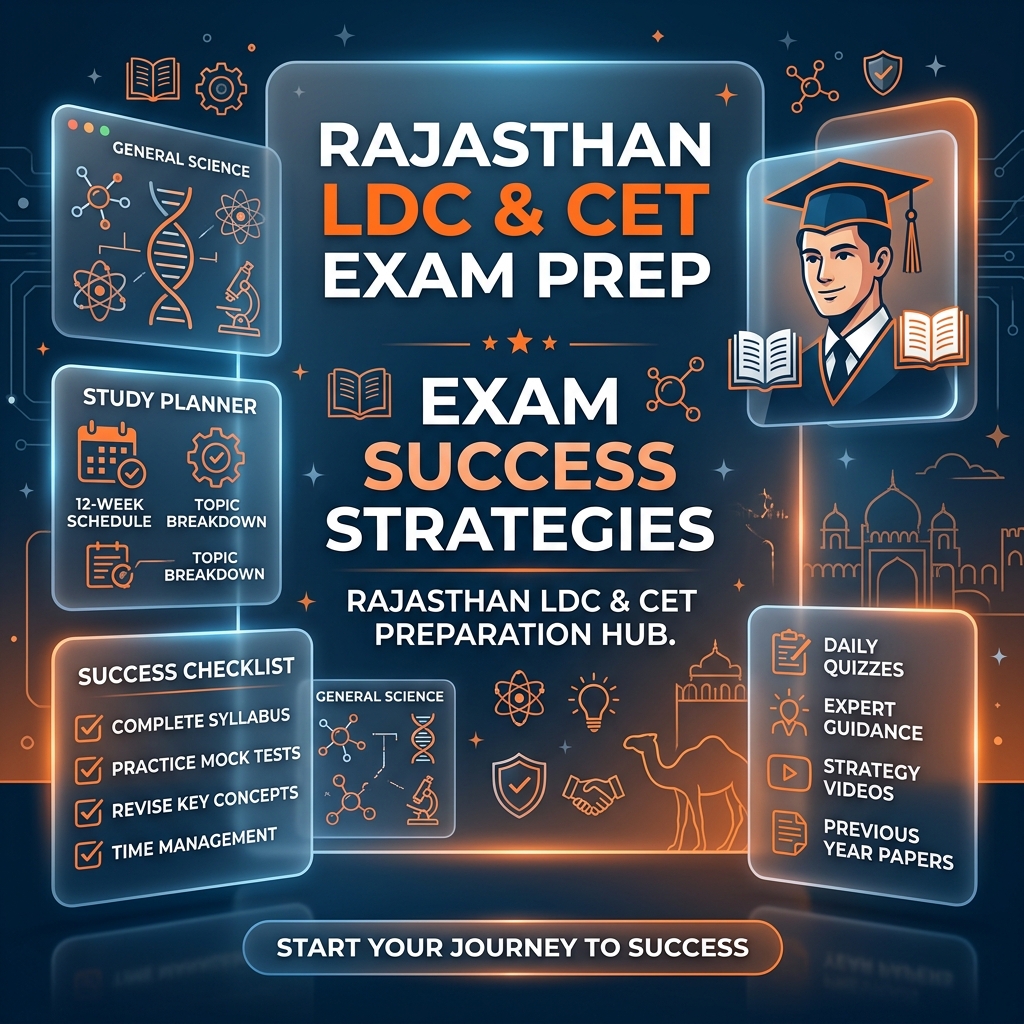 Rajasthan LDC & CET General Hindi: 90%+ Score Karne Ke Practical Tips